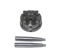 3/4 Jaws Wood Lathe Chuck Self-Centering Manual 50/65/80/90/125mm for W/Mounting Bolts(50mm-4-Jaw)