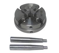 3/4 Jaws Wood Lathe Chuck Self-Centering Manual 50/65/80/90/125mm for W/Mounting Bolts(65mm-4-Jaw)
