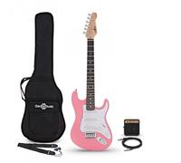3/4 LA Electric Guitar + Miniamp Pink
