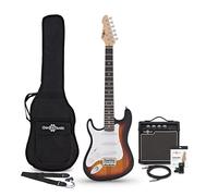 3/4 LA Left Handed Electric Guitar Sunburst 10W Guitar Amp & Accessory Pack