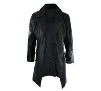 3/4 Leather German Generals Jacket TruClothing Black S