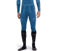 FALKE Men's Warm 3/4 M Ti Functional Yarn Quick Dry Base Layer Bottom 1 Piece, Blue Steel 6958, XXL
