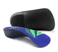 3/4 Length Arch Support Insoles for Women and Men, Shoe Inserts for High Arch for Running, Work Boots, L
