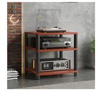 3/4 Level Audio Racks, Multimedia CD Stands, Hi-Fi Equipment Cabinets, Stylish Audio Rack Shelves for Living Rooms & Game Rooms, Space-Saving Storage Solutions