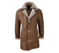 3/4 Long Duffle Jacket Sheepskin TruClothing Tan M