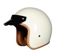 3/4 Motorbike Helmet with Brim Scooter Crash Proof Jet Helmets Road Legal ABS Lightweight Retro Safety Cruiser Urban Commuter Adults