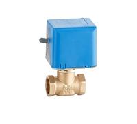 3/4" Motorized Electric Brass Globe Valves 2 Wire AC 220V Two Way Stop Shut-off Valve
