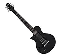 3/4 New Jersey Classic Left Handed Guitar by Gear4music Black