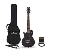 3/4 New Jersey Left Handed Electric Guitar Black Mini Guitar Amp Pack
