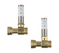 3/4 NH Thread Stainless Steel Water Hammer Arrestor Design for Effective Noise Control (2PCS)