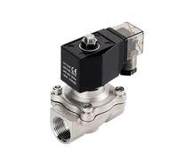 3/4" Normally Closed Stainless Steel Valve DN20 Waterproof Valve with Power Indicator 24V 12V 220V 110V(BSP_120VAC_VITON-Seal)