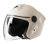 3/4 Open Face Motorcycle Helmets with Double Visor Unisex Retro Motorbike Half Helmet DOTECE Approved Sturdy and Durable Chopper Helmets for Adults Multi-Layer Protection F,54-62CM