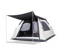 3-4 People Pop Up Camping Tent with Top Instant Cabin Tent for Backpacking Hiking Outdoor Music Festivals