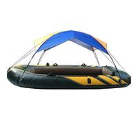 3-4-Person Inflatables Boat Sun Shelter, Fishing Sunshade Awning Top Cover, Fishing Tent Sun Shade Rain Canopy Seahawk Inflatable Kayak Canoe Boat Top Kayak Kit, 295 * 137 * 43CM