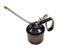 3/4 Pint Oil Metal Can with Flexible Spout Thumb Pump Mechanic TE327