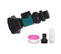 3/4 PVC Rain Diverter Kit with Spigot Valve and Hose Adapter for Efficient Rainwater Management and Connection to Garden Water Systems