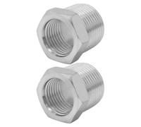 3/4 Reducing Bushing Male Npt Inch 2pcs Hex Stainless Steel to 1/2