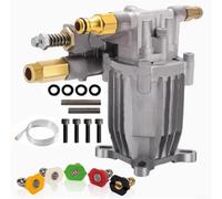 3/4" Shaft Horizontal Pressure Washer Pump 2400-2750 PSI 2.2-2.4 GPM Replacement Kit Compatible for Karcher for Honda 200-Hour Durability Easy Installation