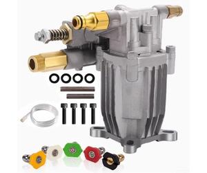 3/4" Shaft Horizontal Pressure Washer Pump, Pressure Washer Pump, 2400-2750 PSI, At 2.2-2.4 GPM,Replacement Pump for Power Washer 1pc