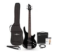 3/4 Size Bass Guitar Chicago by Gear4music with 15W amp