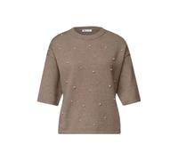 3/4 Sleeve Beaded Top for Women Street One Beige 34