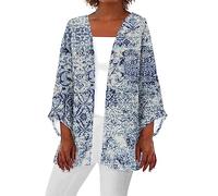 3/4 Sleeve Blouses for Women, Women Summer Tops and Blouses Casual Women's Shirt Woman’s Tunic Size 26 Tops for Plus Size Women Animal Print Top Cardigans for Women UK