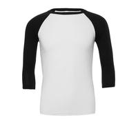 3/4 Sleeve T Shirt Mens Baseball Tee Triblend Dual Colour Casual Raglan Tops