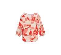 TOM TAILOR Women's 1046190 Blouse, 37799-Red Dots and Shapes Design, 10