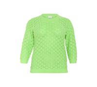3/4 sleeves sweater KAFFE Curve Mani Vert M