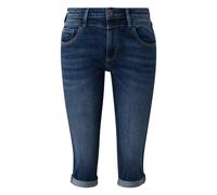 3/4 Slim Jeans with Mid-Rise Women's Waist QS Catie Bleu 34