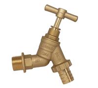 3/4" Solid Brass Outdoor Hose Union Bibcock Tap