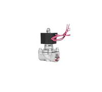 3/4" Stainless Steel 220v Water Solenoid Valve Normally Closed DN20 Fully Enclosed Coil Waterproof Solenoid Valve(Bsp-24vac-epdm-seal)