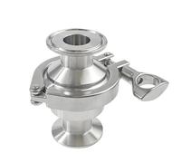 3/4" to 2" Tri Clamp Check Valve, SS304/316L Stainless Steel Sanitary One-Way Flow, Vertical Installation(OD32mm Ferrule 50.5,SUS304)