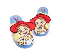 Disney Pixar Toy Story Slippers for Women | Jessie Cowgirl Partial 3D Hat | Movie Merchandise 3-4 UK Blue