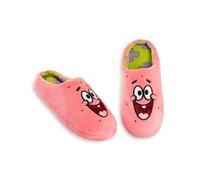 (3-4 UK) SpongeBob SquarePants Mule Slippers (Unisex Pink)