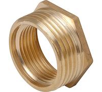 3/4" x 1/2" Brass Hexagon Threaded Bush