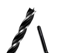 3/4" x 12" Auger Drill Bit with SDS Plus Shank for Wood,Tri Flute Ship Auger Long Drill Bit for Soft and Hard Wood,Tree Stump,Plastic,Drywall and Composite Materials