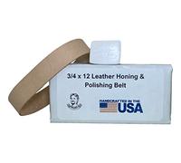 3/4” x 12” Leather Honing & Polishing Belt. Fits Ken Onion Work Sharp (Single)