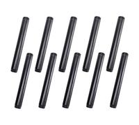 3/4" x 8" Industrial Pipe, Home TZH 10 Pack Threaded Black Iron Pipe Nipple for DIY Project/Furniture/Shelving Decoration … (10, 8")