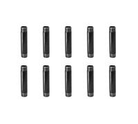 3/4"x5" Industrial Pipe, Home TZH 10 Pack Iron Pipe, Heavy Duty Pre-Cut Steel Pipe, Threaded Metal Pipe Nipple for Industrial Vintage Style DIY Project/Furniture/Shelving Decoration (3/4"x5", Grey)
