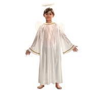 (3 - 4 years (98 - 110 cm)) White angel costume for children