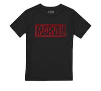 (3-4 Years, Black) Marvel Boys Doodle Brick T-Shirt