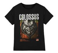 (3-4 Years, Black) Marvel Childrens/Kids X-Men Colossus Infographic T-Shirt