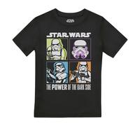 (3-4 Years, Black) Star Wars Boys Four Box Trooper T-Shirt