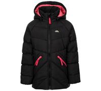 (3-4 Years, Black) Trespass Kids Padded Jacket with Hood Annah