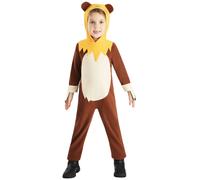 (3-4 Years, Brown/Yellow) Star Wars Childrens/Kids Ewok Costume