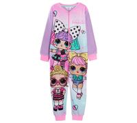 (3-4 Years) Girls LOL Surprise Dolls Fleece All In One Pyjamas Onezee Character Sleepsuit