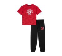 Manchester United F.C Boys Pyjamas | Man Utd Pjs For Boys | Football Gifts for Boys | Official Man Utd Merchandise Clothing Nightwear 3-4 Years Red