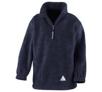 (3-4 Years, Navy) Result Childrens/Kids Polartherm Zip Neck Fleece Top