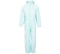 (3-4 Years, Pale Mint) Trespass Kids Rainsuit Waterproof Button
